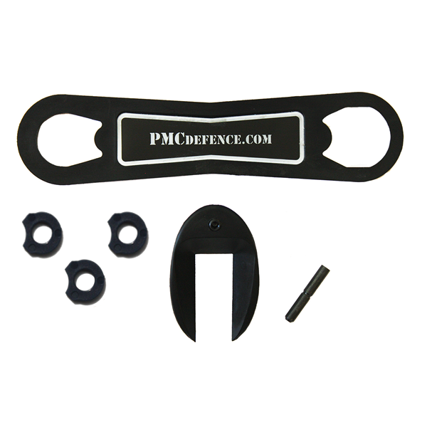 1911 Barrel Bushing Wrench, Recoil Buffers & Mag Well Combo - Black